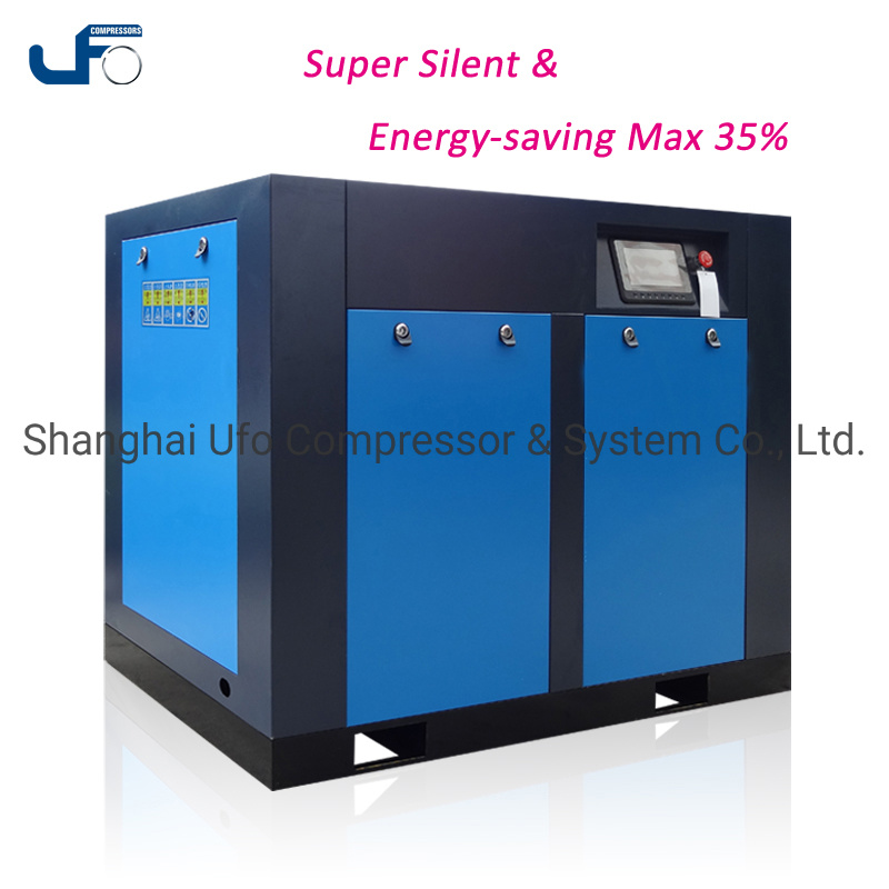 Made in China 2m3/Min 80cfm 15kw 20HP Screw Air Compressor Manufacturer